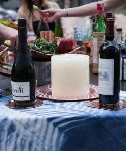 Sertodo Copper Napa Recycled Copper Square Coaster 2 Sertodo Copper Napa Recycled Copper Square Coaster