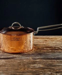 Sertodo Copper 2.5 Qt Recycled Copper Sauce Pot