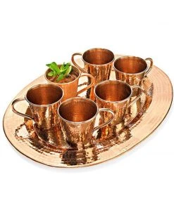 Sertodo Copper Copper Thessaly Oval Platter