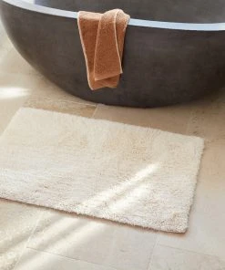 Coyuchi Home Goods Shag Bath Rug
