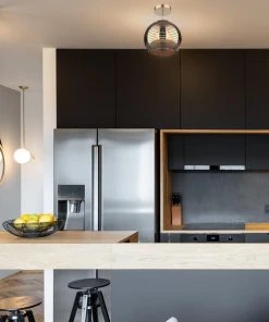 Dounia Home Shams Semi Flush Mount Light Lighting