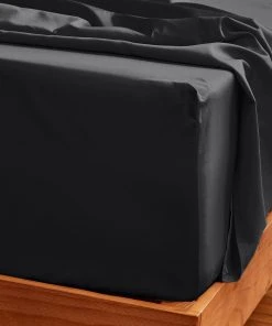 Looma Sateen Sheet Set - Charcoal