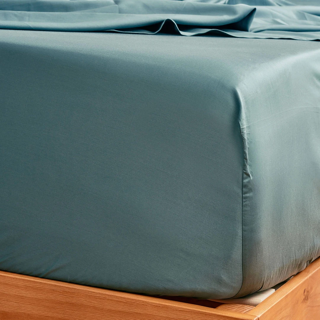 Looma Sateen Sheet Set - Forest Home Goods 4 Looma Sateen Sheet Set - Forest Home Goods