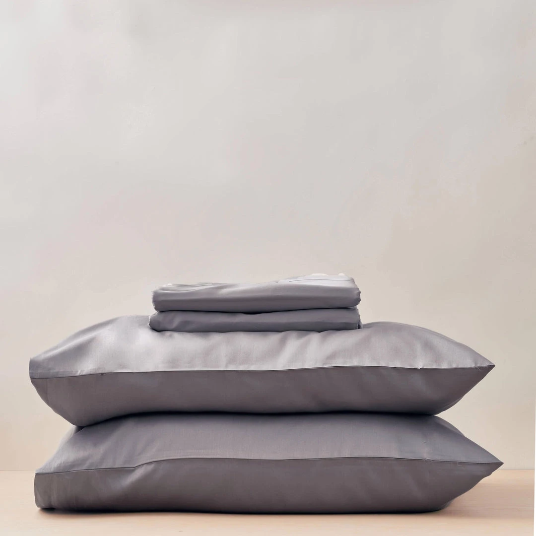 Looma Sateen Sheet Set - Slate 1 Looma Sateen Sheet Set - Slate