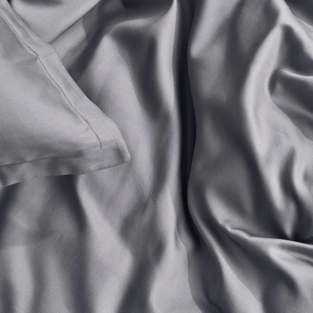 Looma Sateen Sheet Set - Slate 4 Looma Sateen Sheet Set - Slate
