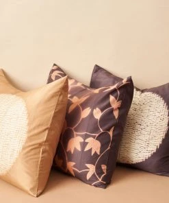 Studio Variously Shunya Silk Throw Pillow - Gold