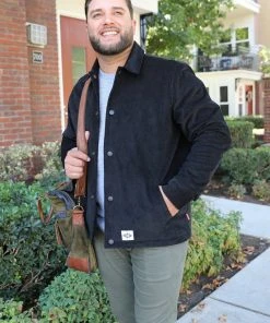 Signature Innovation Group Gifts Men's Johnny Corduroy Lined Jacket - Black