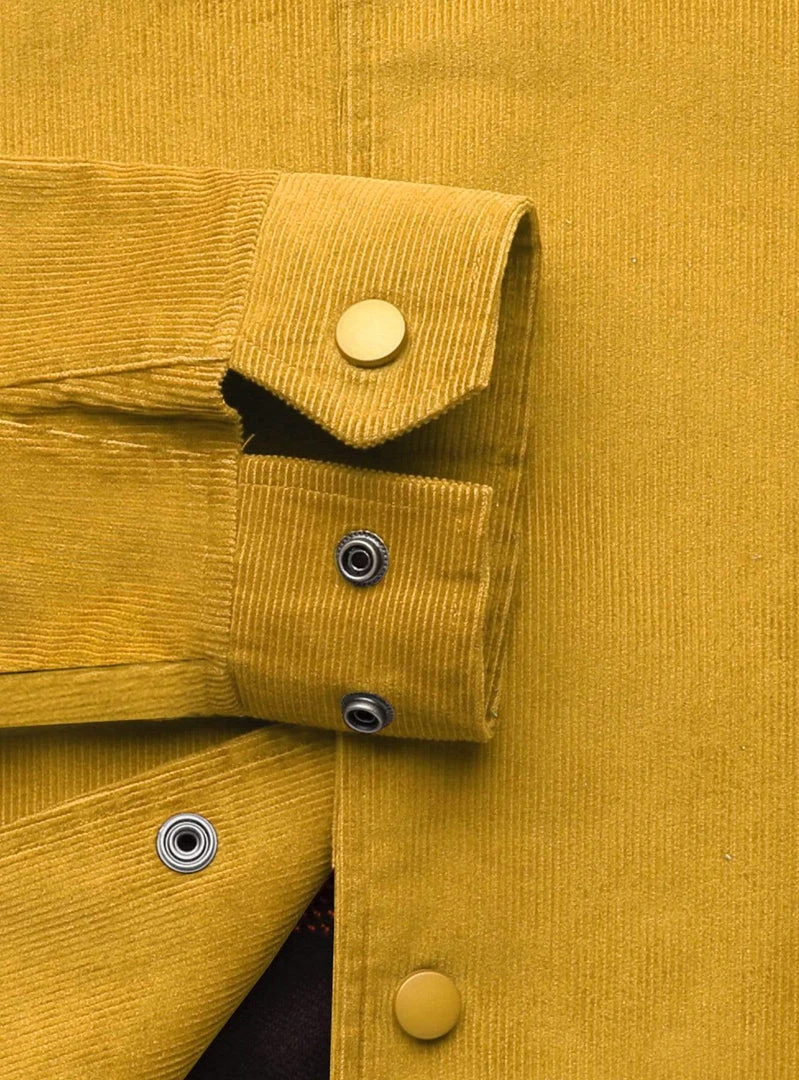Signature Innovation Group Men's Johnny Corduroy Lined Jacket - Mustard 6 Signature Innovation Group Men's Johnny Corduroy Lined Jacket - Mustard