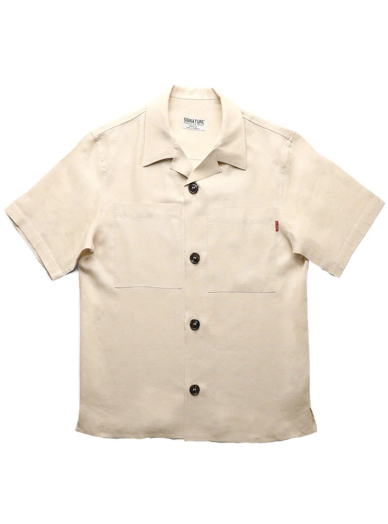 Signature Innovation Group Men's Safari Hemp Shirt - Bone 6 Signature Innovation Group Men's Safari Hemp Shirt - Bone