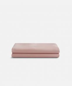 Sijo Home Goods Tencel Eucalyptus Flat Sheet - Blush
