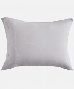 Sijo French Linen Pillowcase Set - Fog