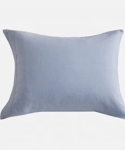 Sijo Home Goods French Linen Pillowcase Set - Sky