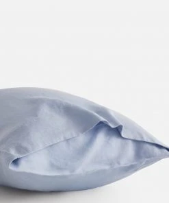 Sijo Home Goods French Linen Pillowcase Set - Sky