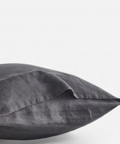 Sijo Home Goods French Linen Pillowcase Set - Slate