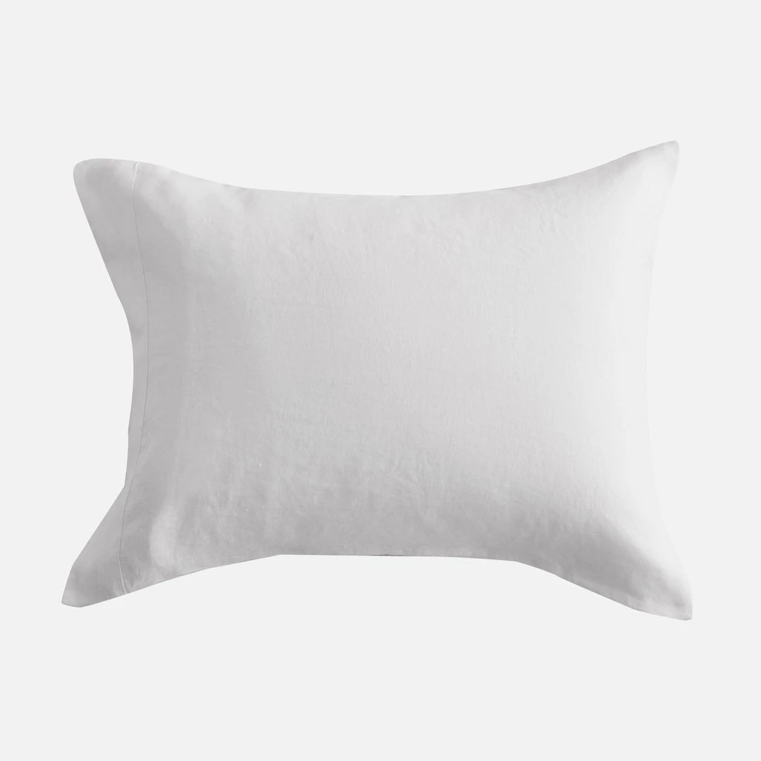 Sijo French Linen Pillowcase Set - Snow Home Goods 2 Sijo French Linen Pillowcase Set - Snow Home Goods