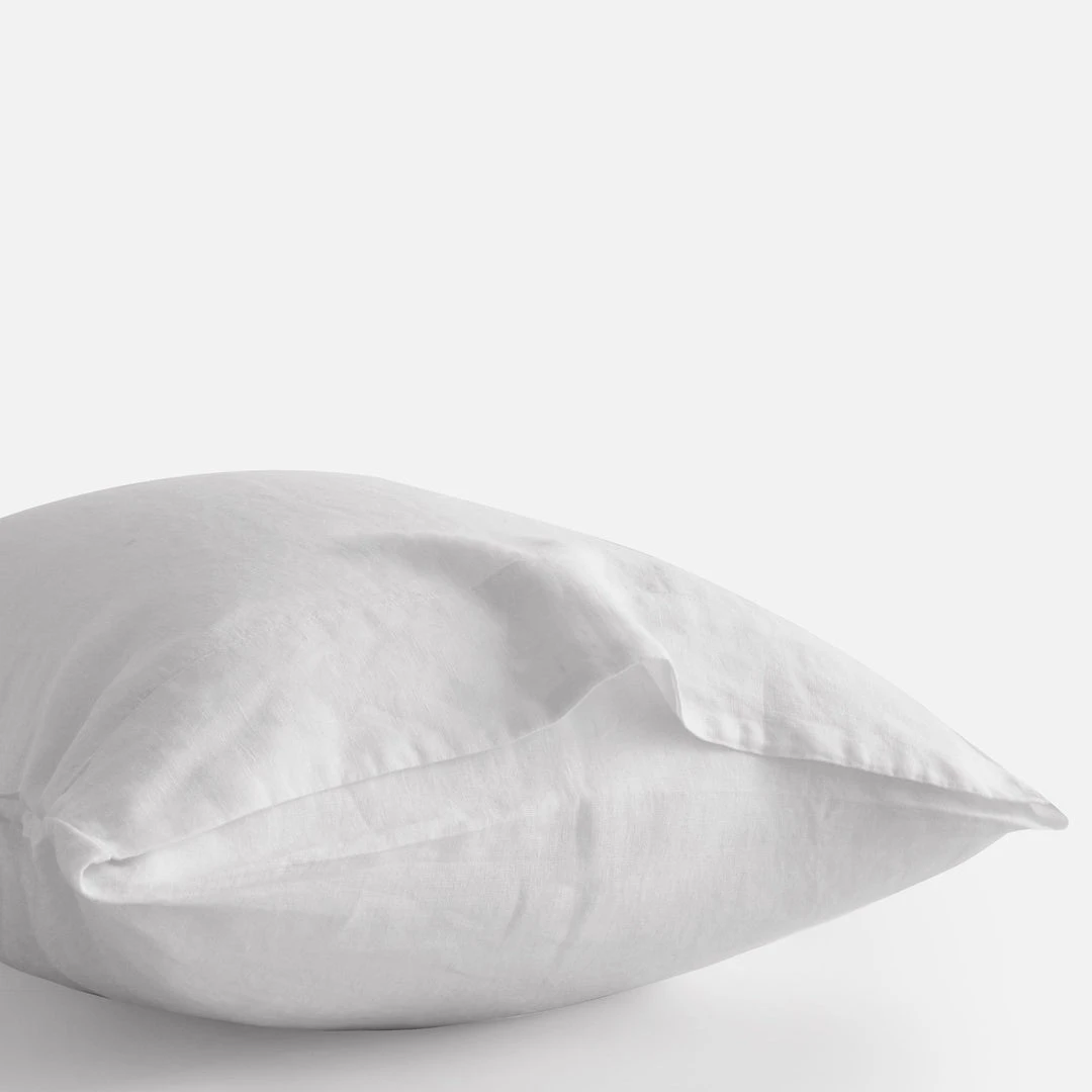 Sijo French Linen Pillowcase Set - Snow Home Goods 3 Sijo French Linen Pillowcase Set - Snow Home Goods