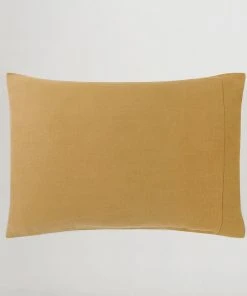Sijo Home Goods French Linen Pillowcase Set - Turmeric