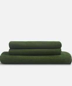 Sijo Best Sellers French Linen Sheet Set - Forest