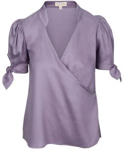 Valani Best Sellers Sitha Tencel Top - Purple Sage