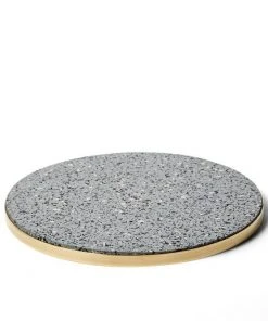 Slash Objects Recycled Brass + Rubber Trivet - Gris Kitchen + Dining