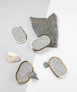 Slash Objects Office Accessories Ring Recycled Rubber Coaster Set - Gris 11 Slash Objects Office Accessories Ring Recycled Rubber Coaster Set - Gris