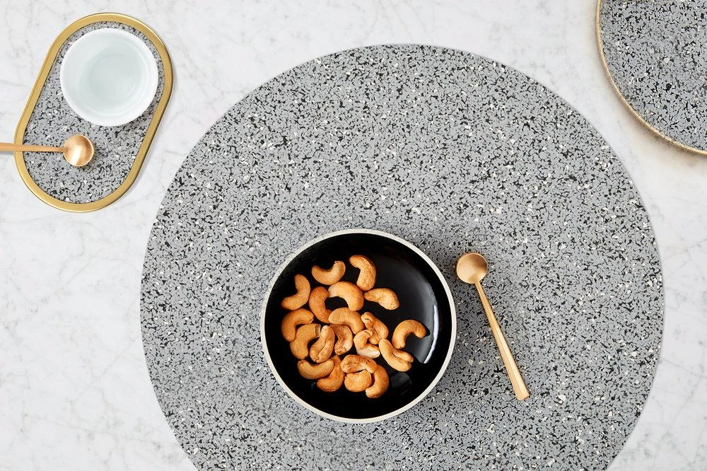 Slash Objects Office Accessories Ring Recycled Rubber Coaster Set - Gris 5 Slash Objects Office Accessories Ring Recycled Rubber Coaster Set - Gris