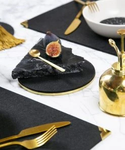 Slash Objects Kitchen + Dining Recycled Rubber Placemat Set