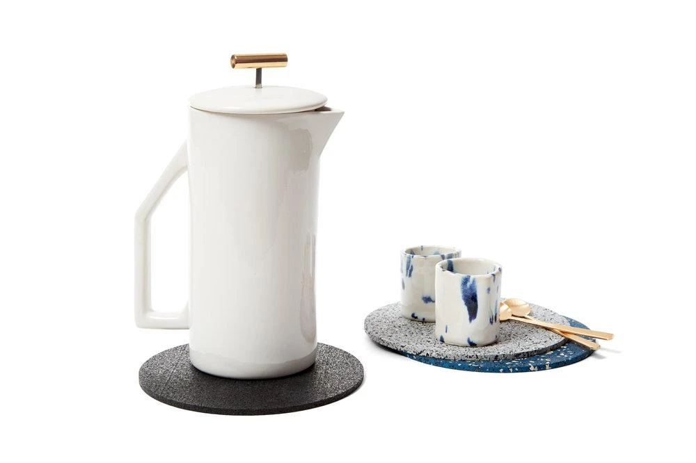 Slash Objects Kitchen + Dining Round Recycled Rubber Trivet Set 8 Slash Objects Kitchen + Dining Round Recycled Rubber Trivet Set