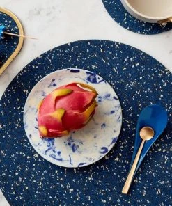 Slash Objects Ring Recycled Rubber Coaster Set - Royal