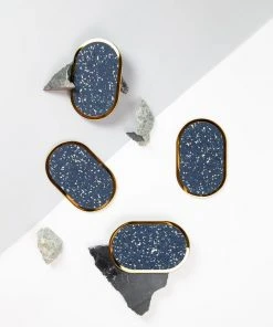 Slash Objects Ring Recycled Rubber Coaster Set - Royal