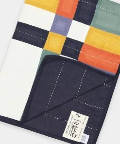 Anchal Small Patchwork Multi Plaid Throw Quilt 9 Anchal Small Patchwork Multi Plaid Throw Quilt