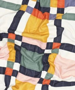 Anchal Small Patchwork Multi Plaid Throw Quilt 10 Anchal Small Patchwork Multi Plaid Throw Quilt