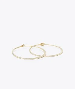 Nisolo Best Sellers Small Upcycled Brass Hoop Earrings