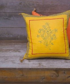 Soil To Studio Best Sellers Aditi Linen Throw PIllow Cover - Yellow 13 Soil To Studio Best Sellers Aditi Linen Throw PIllow Cover - Yellow
