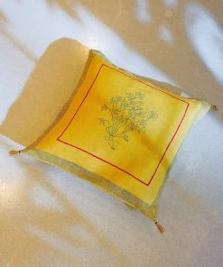 Soil To Studio Best Sellers Aditi Linen Throw PIllow Cover - Yellow 12 Soil To Studio Best Sellers Aditi Linen Throw PIllow Cover - Yellow