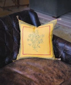 Soil To Studio Best Sellers Aditi Linen Throw PIllow Cover - Yellow 10 Soil To Studio Best Sellers Aditi Linen Throw PIllow Cover - Yellow