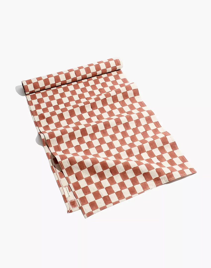 Soil To Studio Kitchen + Dining Divya Linen Table Runner 3 Soil To Studio Kitchen + Dining Divya Linen Table Runner