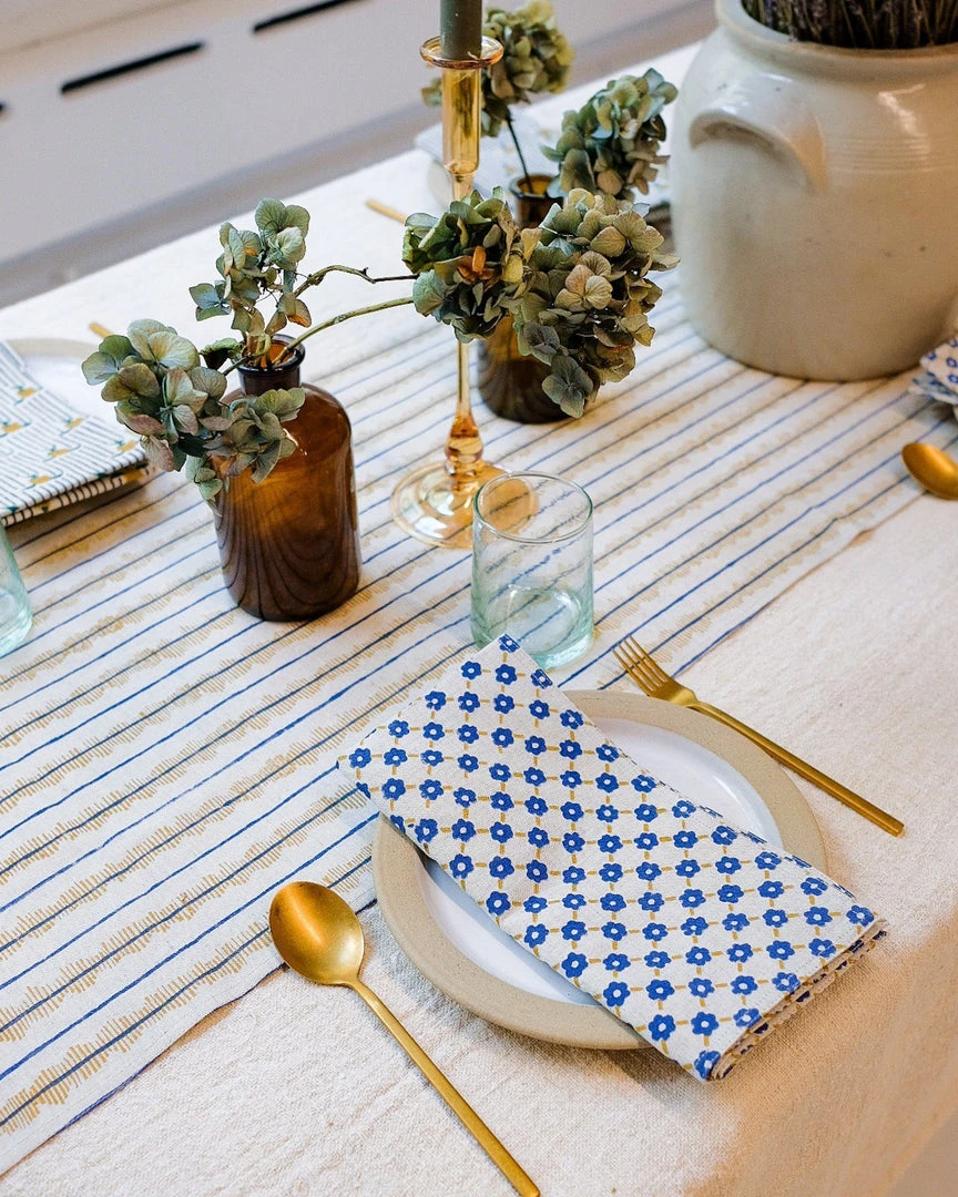 Soil To Studio Kitchen + Dining Sanya Linen Table Runner 4 Soil To Studio Kitchen + Dining Sanya Linen Table Runner