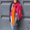 Soil To Studio Sushmita Color Blocked Merino Scarf Accessories