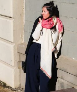 Soil To Studio Sushmita Color Blocked Merino Scarf Accessories