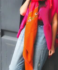 Soil To Studio Sushmita Color Blocked Merino Scarf Accessories