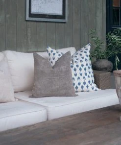 Soil To Studio Urmi Upcycled Hemp Throw Pillow Cover Home Goods