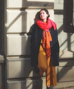 Soil To Studio Accessories Vandana Color Blocked Merino Scarf