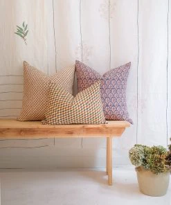 Soil To Studio Zainab Linen Throw Pillow Cover