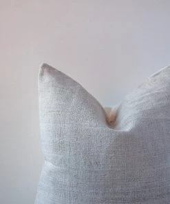 Soil To Studio Zara Upcycled Hemp Throw Pillow Cover