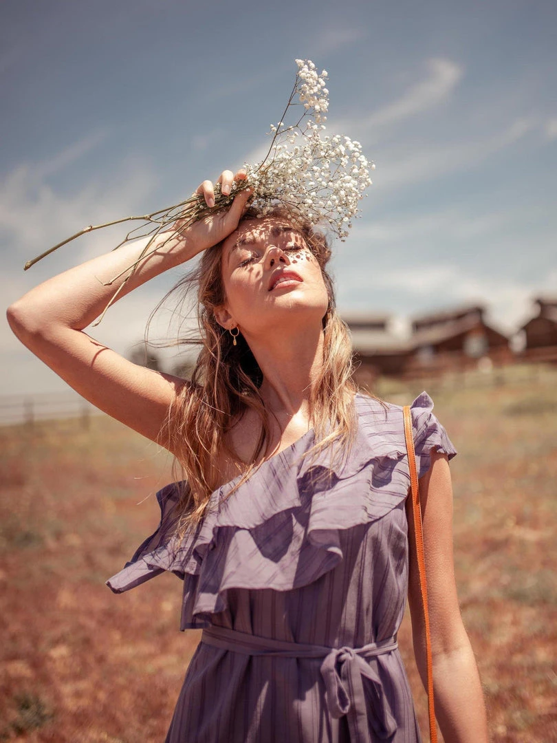 Valani Special Occasion Sokha Banana Midi Dress - Purple Sage 4 Valani Special Occasion Sokha Banana Midi Dress - Purple Sage