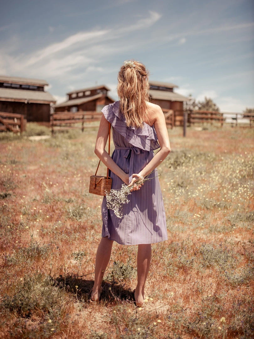 Valani Special Occasion Sokha Banana Midi Dress - Purple Sage 3 Valani Special Occasion Sokha Banana Midi Dress - Purple Sage