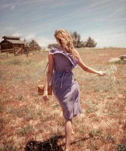 Valani Special Occasion Sokha Banana Midi Dress - Purple Sage 9 Valani Special Occasion Sokha Banana Midi Dress - Purple Sage