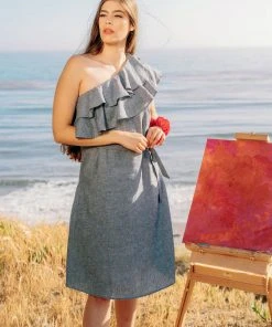 Valani Clothing Sokha Hemp Midi Dress 13 Valani Clothing Sokha Hemp Midi Dress