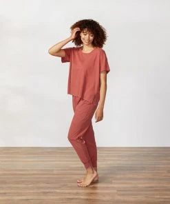 Coyuchi Pajamas + Loungewear Solstice Boxy Tee